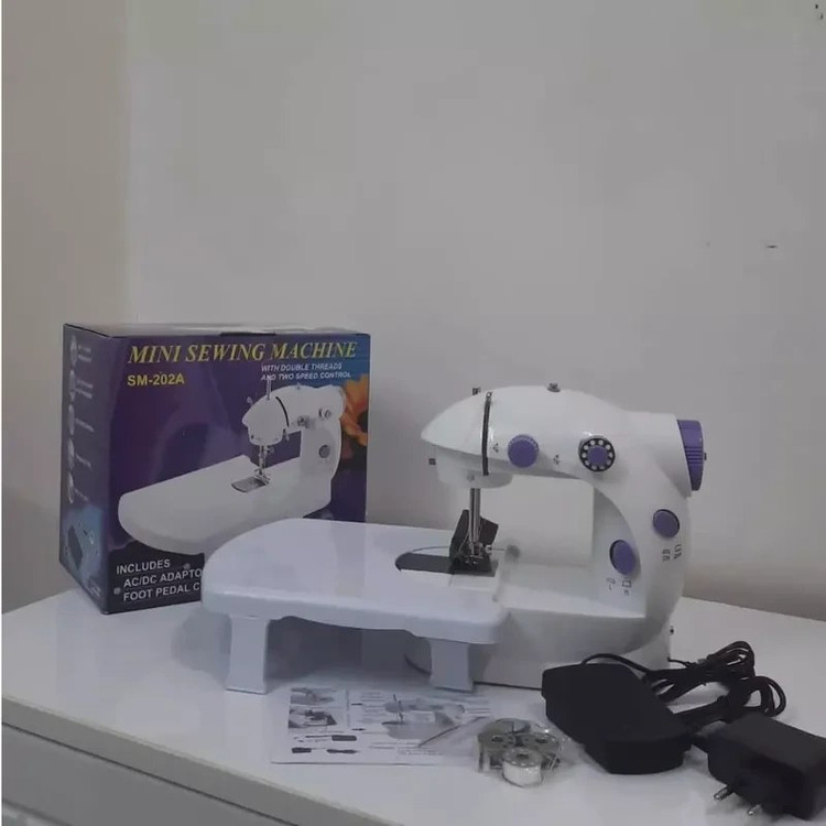 چرخ خیاطی مینی SM202A وارداتی اورجینال دوخت سریع در مواقع فوری