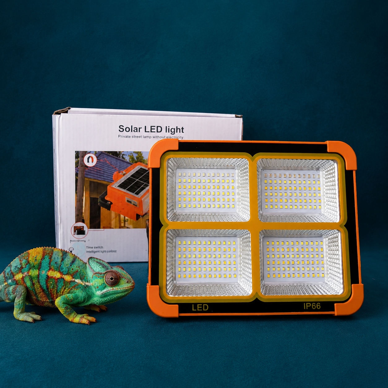 چراغ خورشیدی Solar LED Light اورجینال4 باتری 288 لامپ