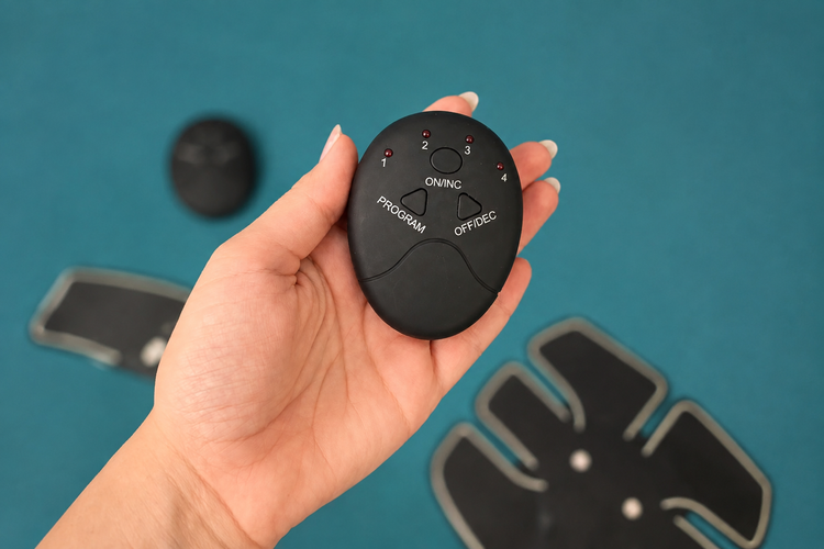 دستگاه عضله ساز بازو و سیکس پک EMS اورجینال Mobile-Gym (۳ عددی)