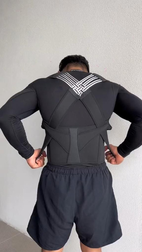 قوزبند طبی ضربدری اورجینال اصلاح فرم بدن و ستون فقرات کاهش قوز پشت و افتادگی شانه و گردن