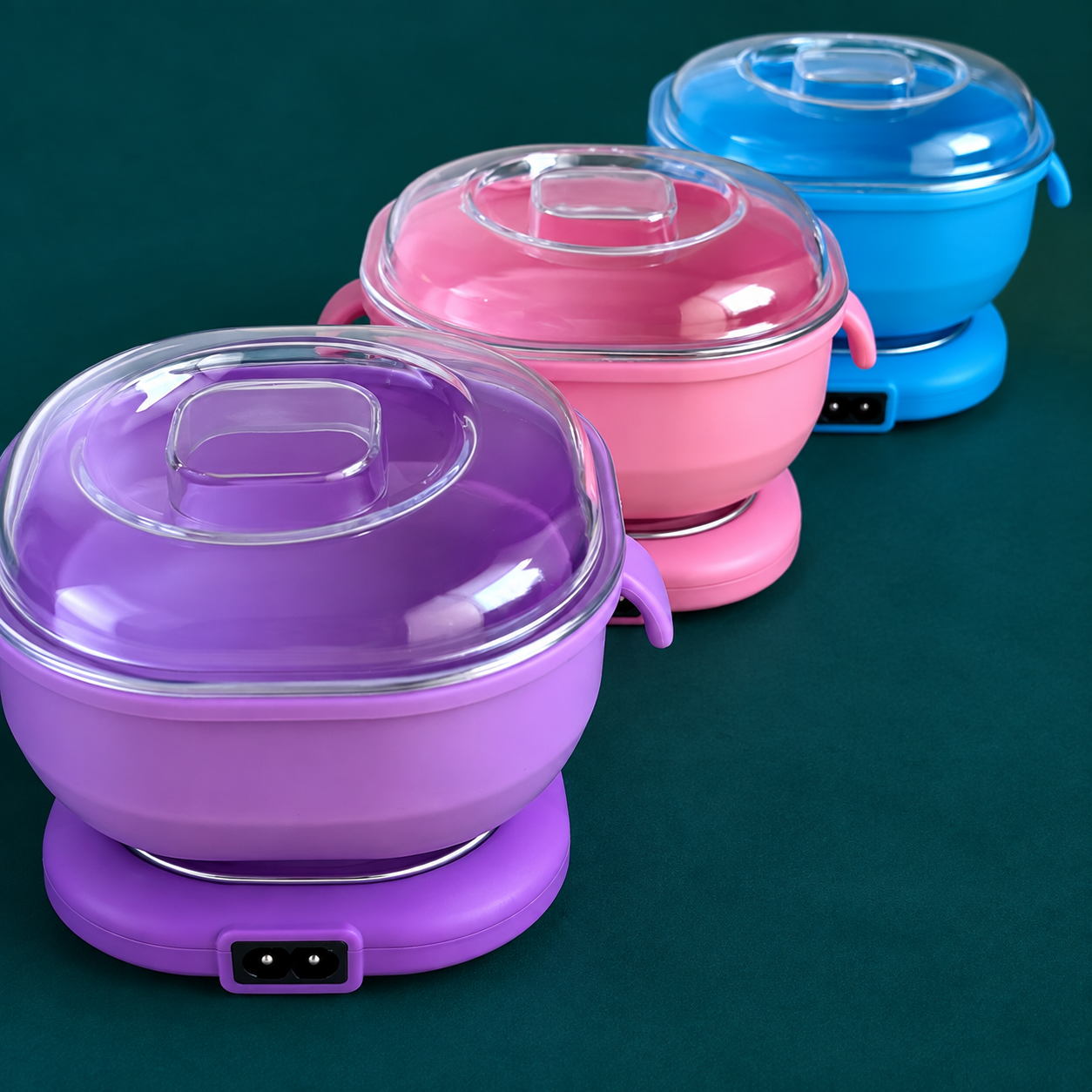 دستگاه ذوب وکس سیلیکونی تاشو Wax Warmer اورجینال موم گرم کن 400 میلیلیتری 100 وات