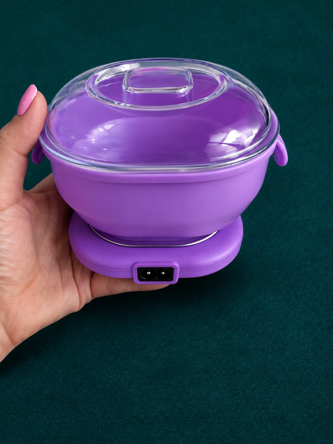 دستگاه ذوب وکس سیلیکونی تاشو Wax Warmer اورجینال موم گرم کن 400 میلیلیتری 100 وات