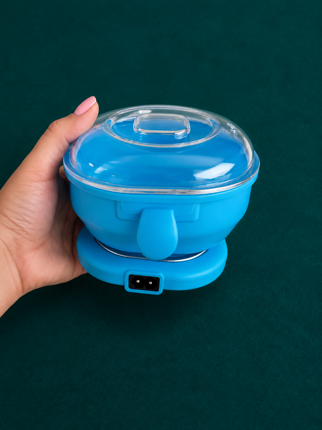 دستگاه ذوب وکس سیلیکونی تاشو Wax Warmer اورجینال موم گرم کن 400 میلیلیتری 100 وات
