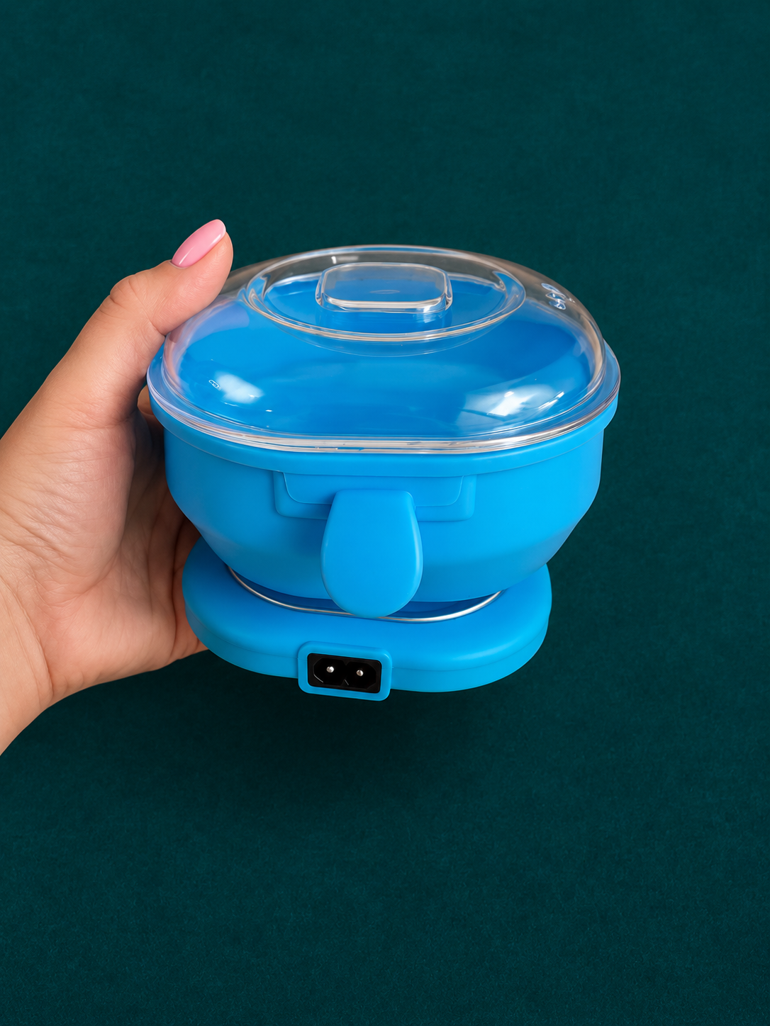 دستگاه ذوب وکس سیلیکونی تاشو Wax Warmer اورجینال موم گرم کن 400 میلیلیتری 100 وات