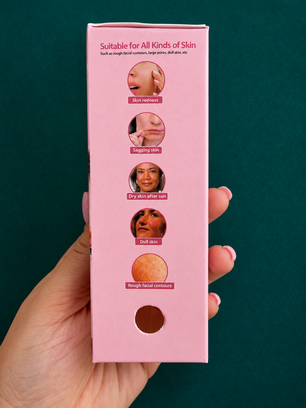اسکراب یخ سیلیکونی صورت اورجینال | آیس رولر خنککننده و ماساژور پوست
